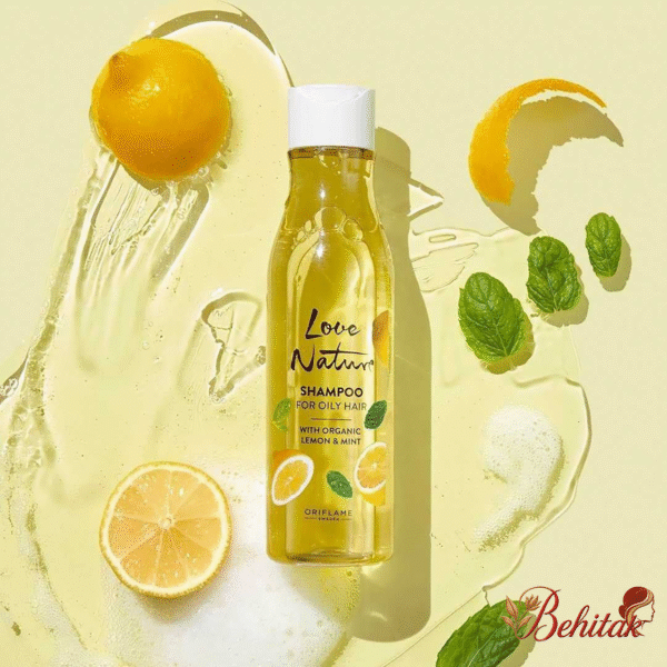 شامپو لیمو و نعنا برای موهای چرب لاونیچر - تصویر 2