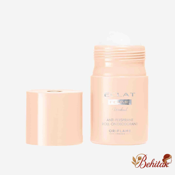 مام دئودورانت رولی عطری با رایحه عطر زنانه اکلت فم ویکند - تصویر 3