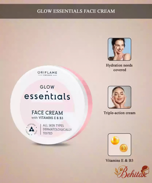 کرم صورت ویتامینه اسنشیالز گلو - تصویر 2