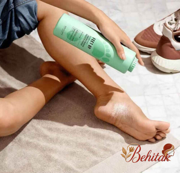 پودر خوشبو کننده ضد تعریق پا با رایحه لیمو و خاک رس فیت آپ - تصویر 2